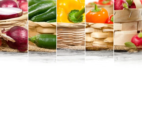 Strisce mix di verdure — Foto Stock