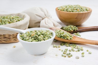 Mercimek tohum yığınları