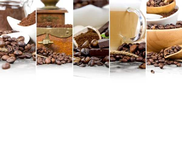 Mezcla de café rayas — Foto de Stock