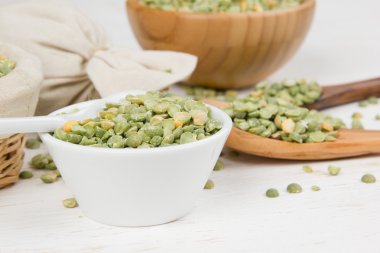 Mercimek tohum yığınları