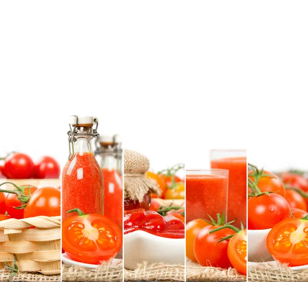 Mezcla de tomate rayas —  Fotos de Stock