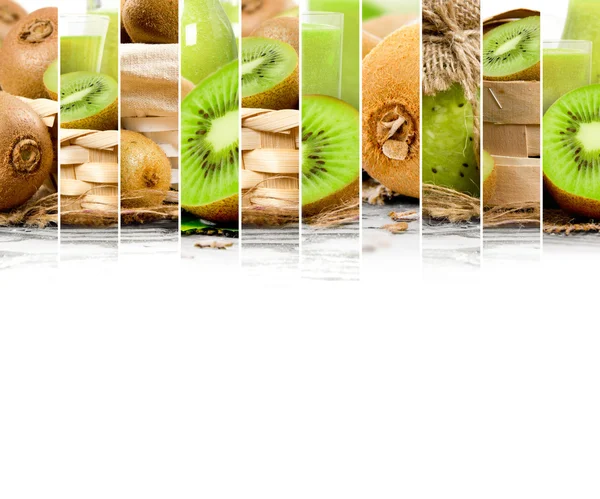 Kiwi Mix Stripes — Stock Photo, Image