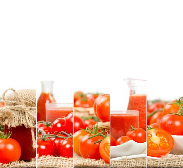 Mezcla de tomate rayas —  Fotos de Stock