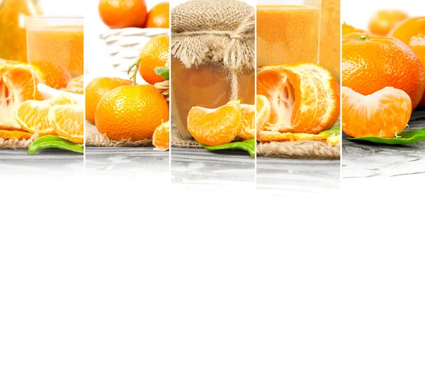 Tangerine Mix Stripes — Stock Photo, Image