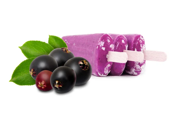 Elderberry Ice Cream — Stock Photo, Image