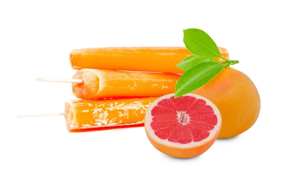 Grapefruit ijs — Stockfoto