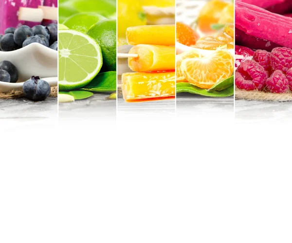 Fruit Mix strepen — Stockfoto