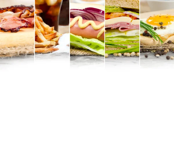 Fast-Food-Mix — Stockfoto