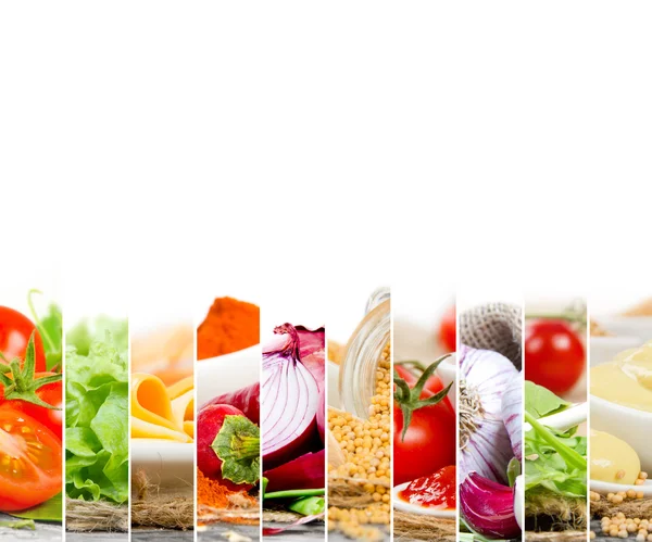Voedsel ingrediënten Mix — Stockfoto