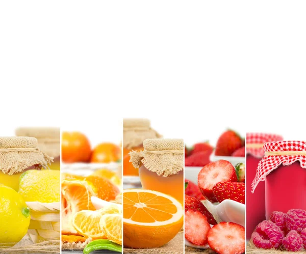 Mistura de marmelada de frutas — Fotografia de Stock