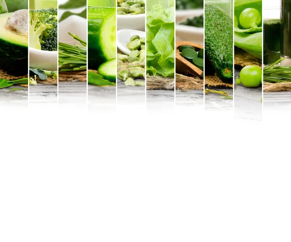 Green Food Mix — Stock Photo, Image