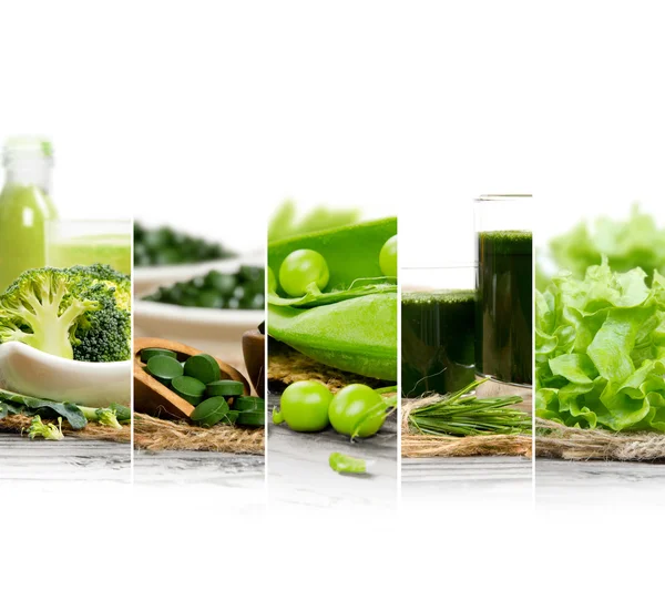 Green Food Mix — Stock Photo, Image