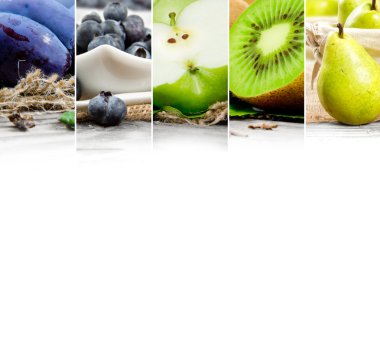 Meyve karışımı çizgili