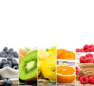 Meyve karışımı çizgili