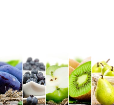 Meyve karışımı çizgili