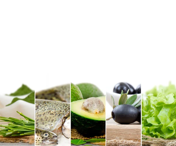 Healthy Food Mix — Stock Photo, Image