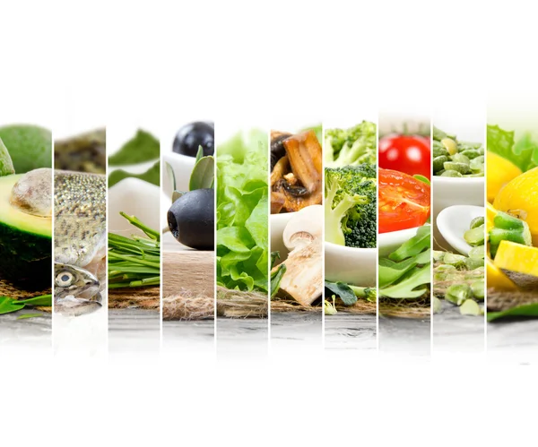 Gezonde voeding Mix — Stockfoto