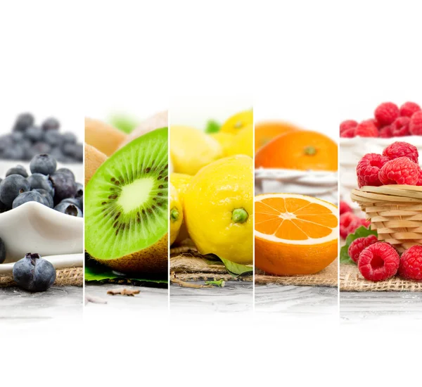 Fruit Mix strepen — Stockfoto