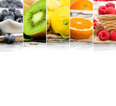 Meyve karışımı çizgili