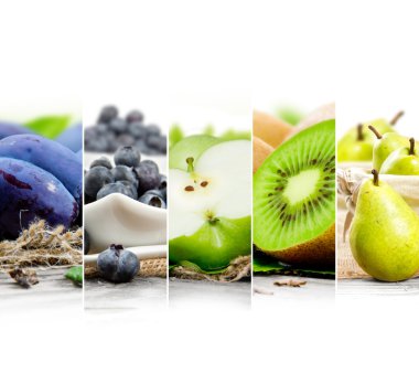 Meyve karışımı çizgili