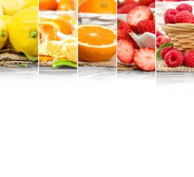 Meyve karışımı çizgili