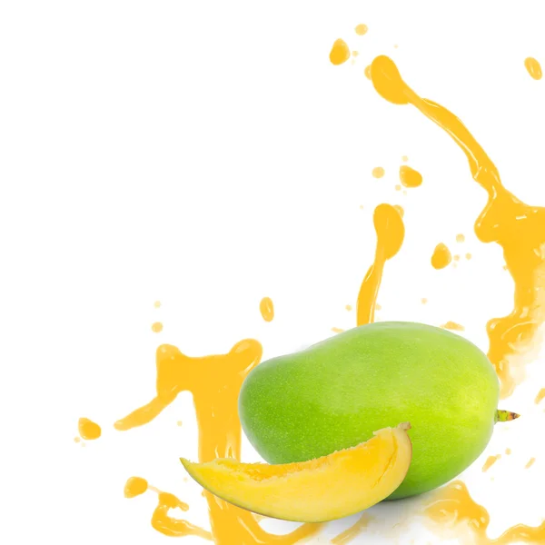 Mango splash — Stock Photo, Image