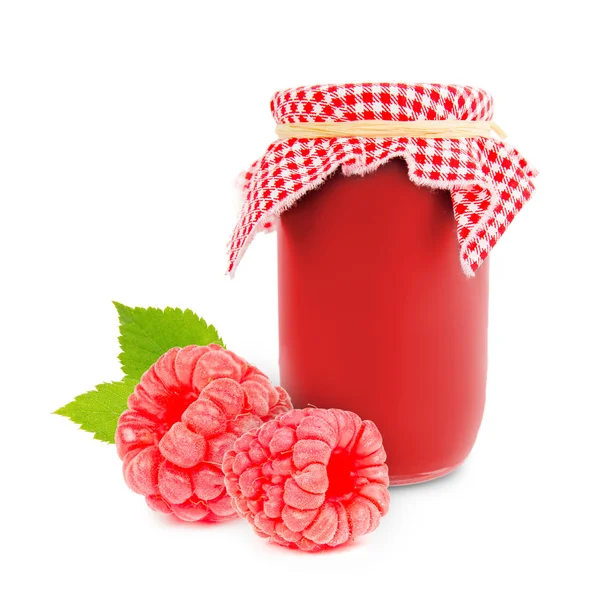 Raspberry jar — Stock Photo, Image