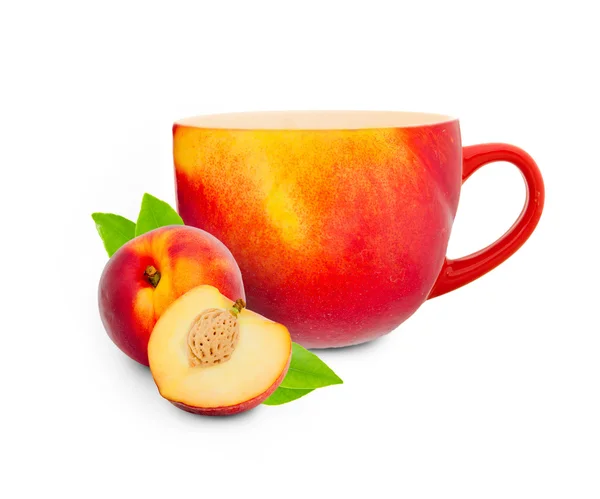 Peach tea — Stock Photo, Image