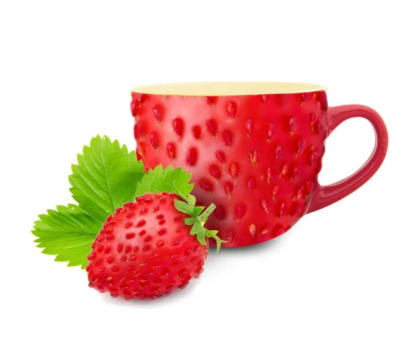 Strawberry te — Stockfoto