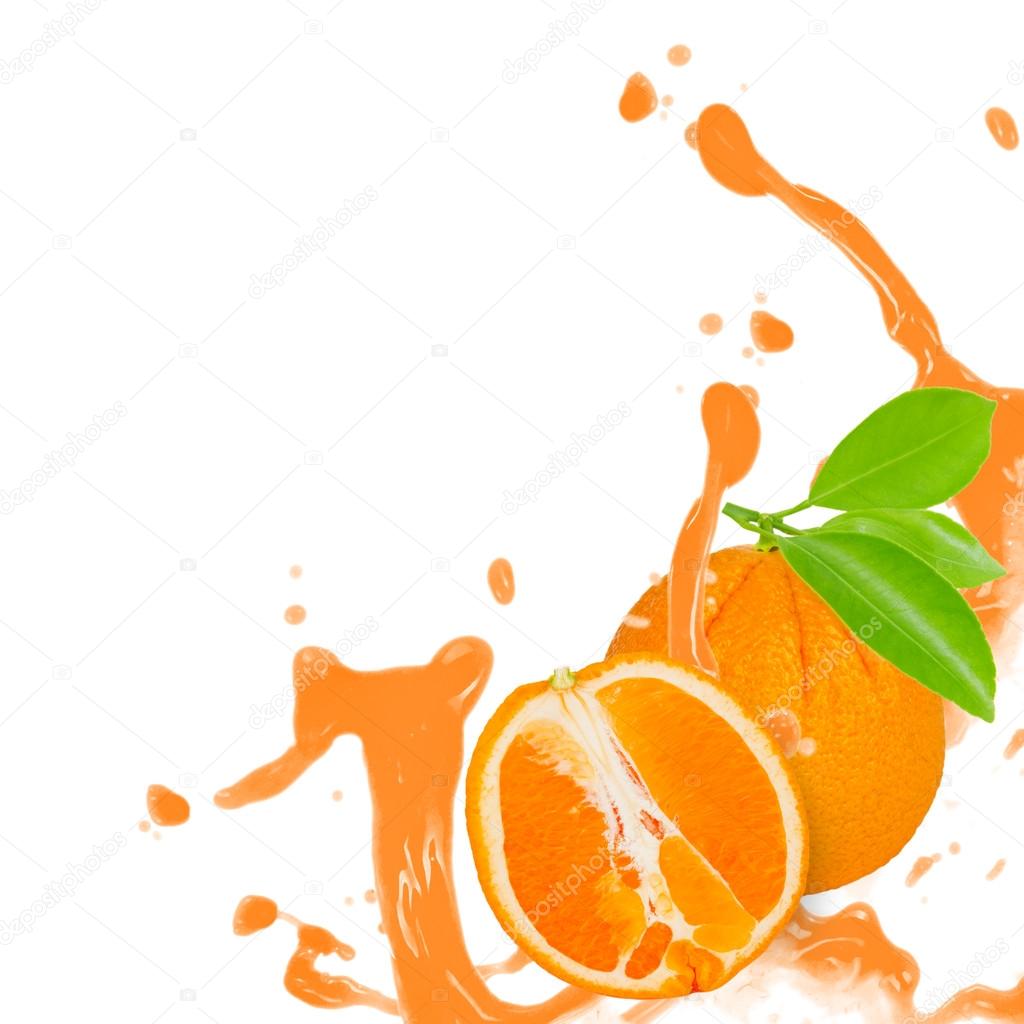 Orange splash