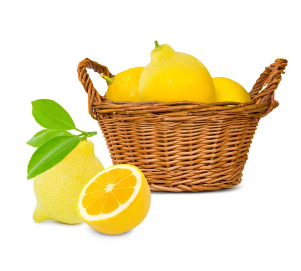 Keranjang Lemon — Stok Foto