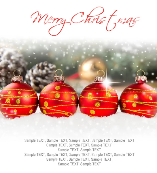 Christmas Balls — Stock Photo, Image