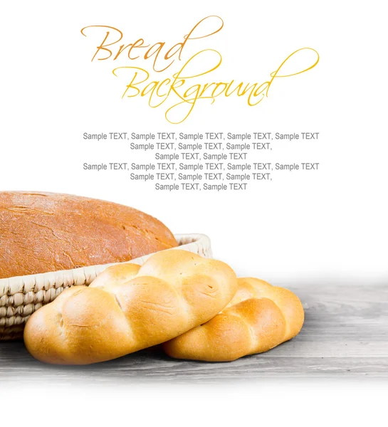 Хлеб и булочки — стоковое фото
