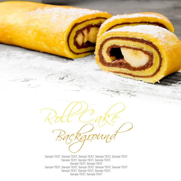 Bolo de rolo — Fotografia de Stock