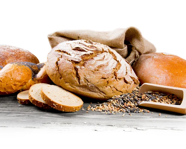 Brot und Brötchen — Stockfoto