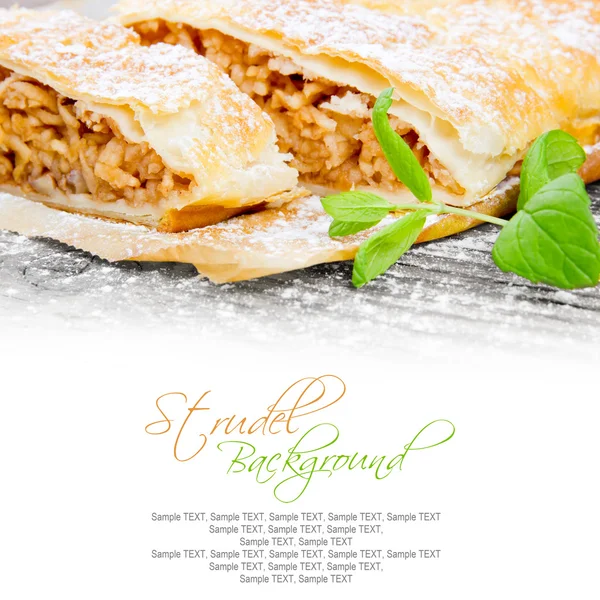 Strudel de maçã — Fotografia de Stock