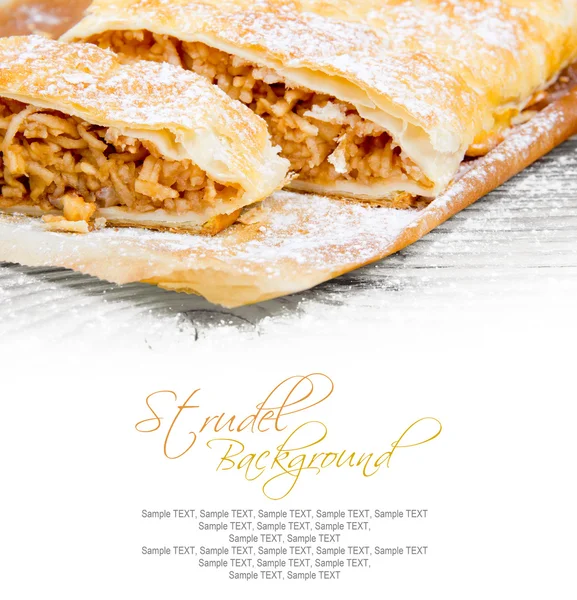 Strudel de maçã — Fotografia de Stock