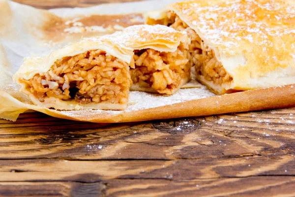 Strudel de manzana — Foto de Stock