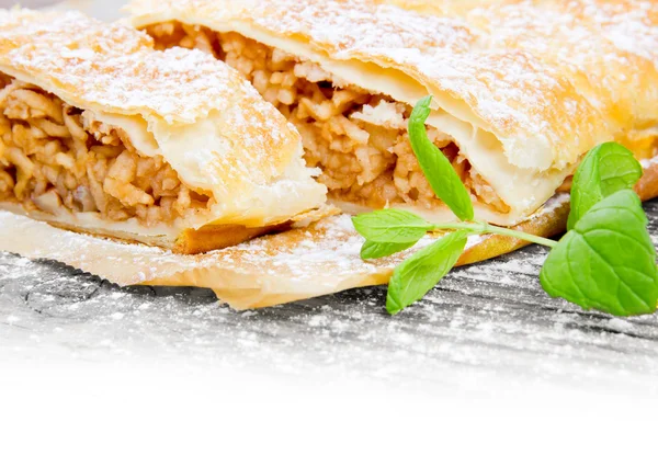 Strudel de maçã — Fotografia de Stock