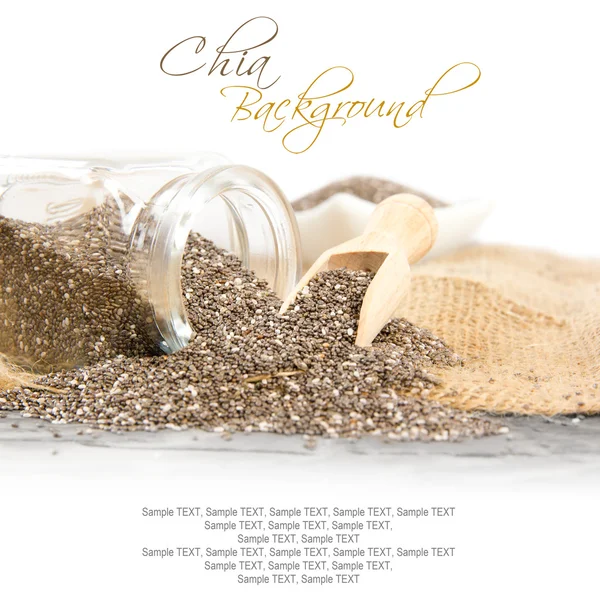 Chia seeds — Stock Photo, Image