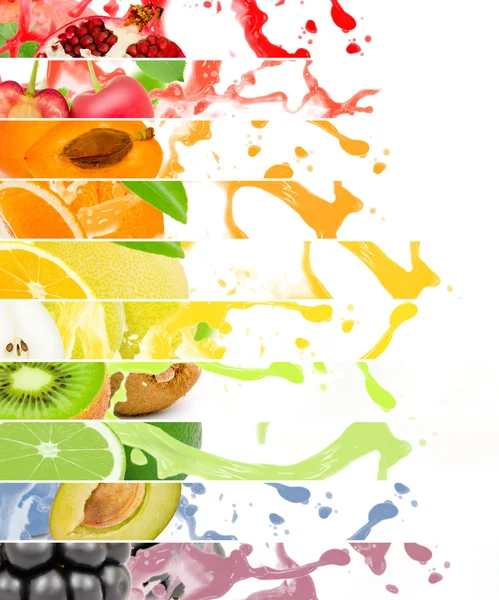 Fruit splash — Stock Photo, Image