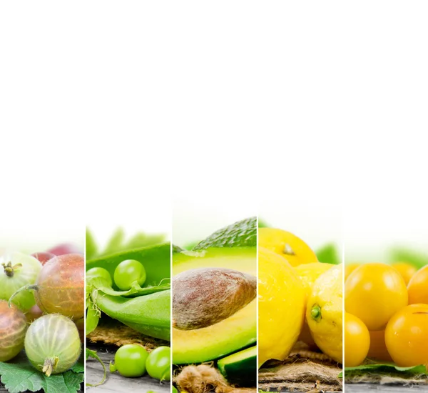 Green Mix Slices — Stock Photo, Image