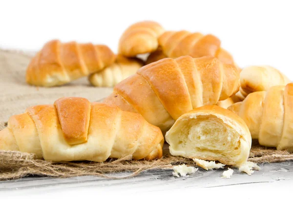 Croissant bread slices — Stock Photo, Image