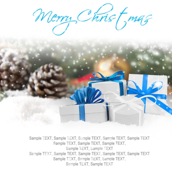 Christmas Gifts background — Stock Photo, Image