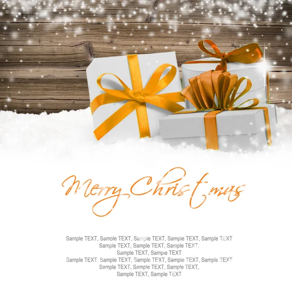 Christmas Gifts background — Stock Photo, Image