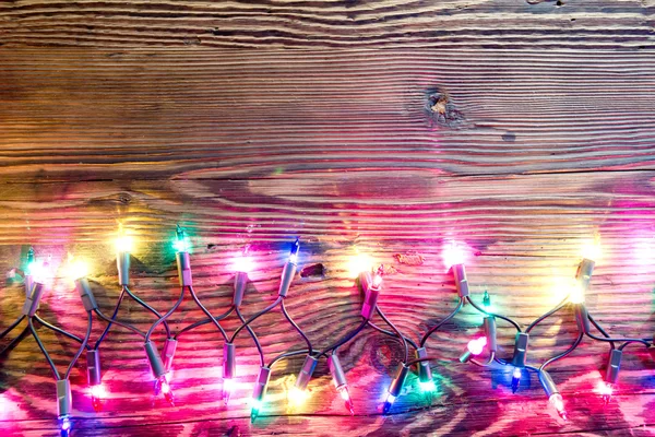 Boże Narodzenie lekki łańcuch — Zdjęcie stockowe