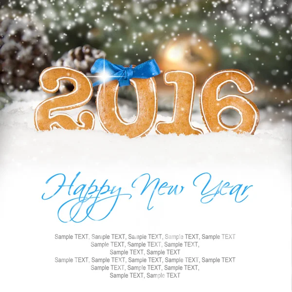 Nuevo año 2016 Imagen De Stock
