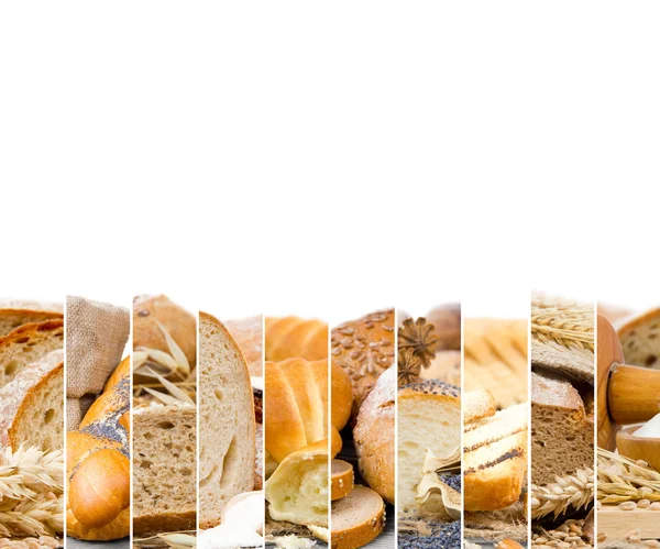 Fette di mix di pane — Foto Stock