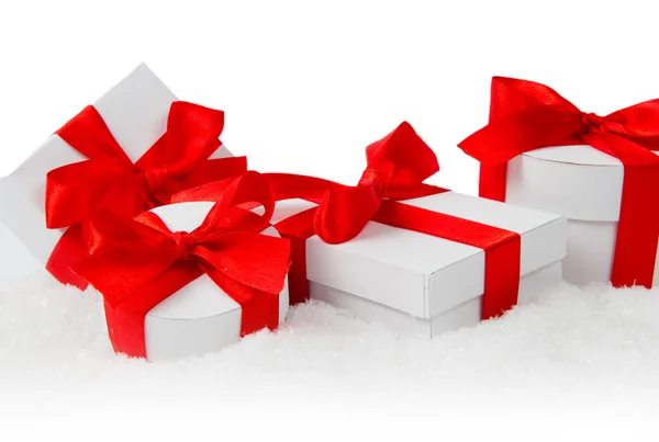 Санта-Клаус, Кэп и подарки — стоковое фото