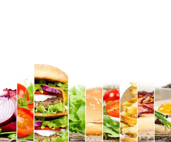 Hamburger Mix výseče — Stock fotografie